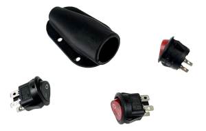 Βάση εξωτερική στρογγυλού διακόπτη Φ20mm λοξή